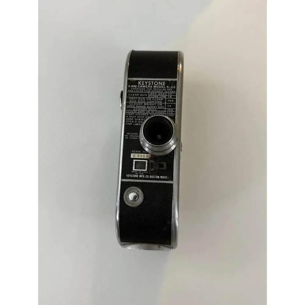 Vintage Keystone 8mm Movie Camera Model K-22 1950s USA